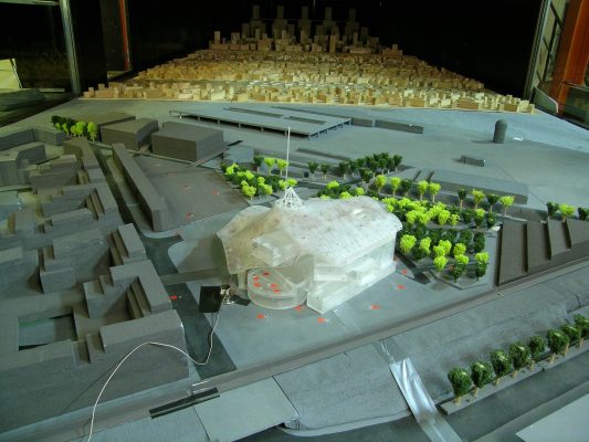 Musée du Centre Pompidou de la Ville de Metz - Maquette au 1/200e